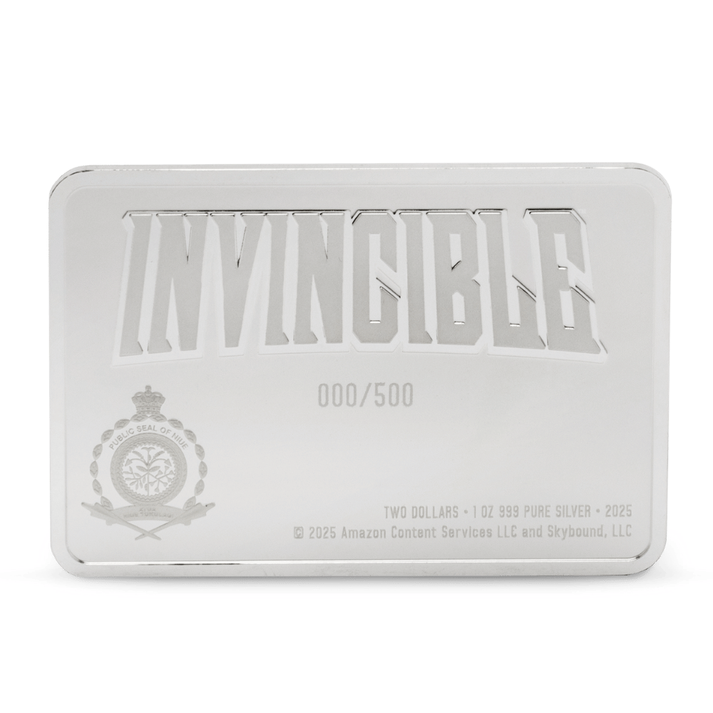 Invincible™ Atom Eve Special Episode Atom Eve Silver Coin 2025 obverse AGORO