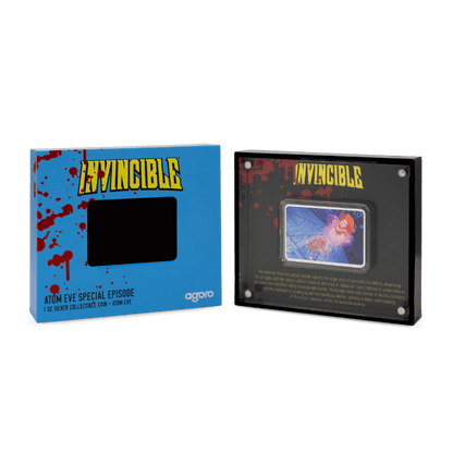 Invincible™ Atom Eve Special Episode Atom Eve Silver Coin 2025 packaging AGORO
