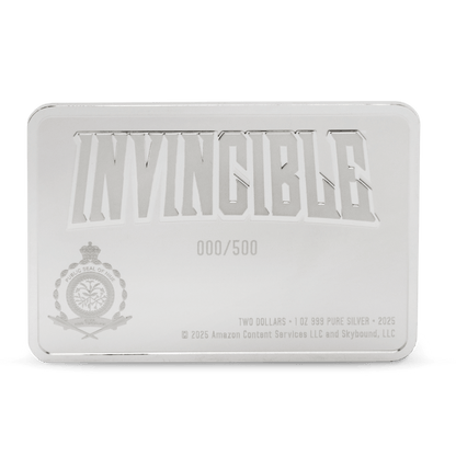 Invincible™ Where I Really Come From Omni-Man Silver Coin 2025 obverse AGORO