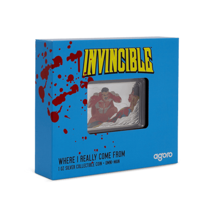 Invincible™ Where I Really Come From Omni-Man Silver Coin 2025 packaging 1 AGORO